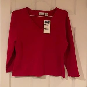 Women’s Sweater Med New w/ tags Will Smith Stretch